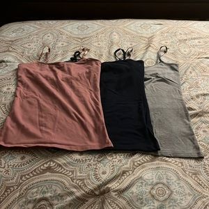 pink, navy, and grey  so perfect tank tops